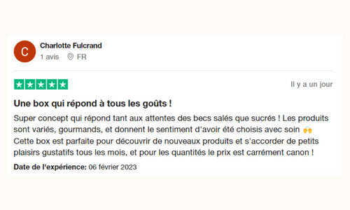 Avis sur la box de snack végétal et gourmand