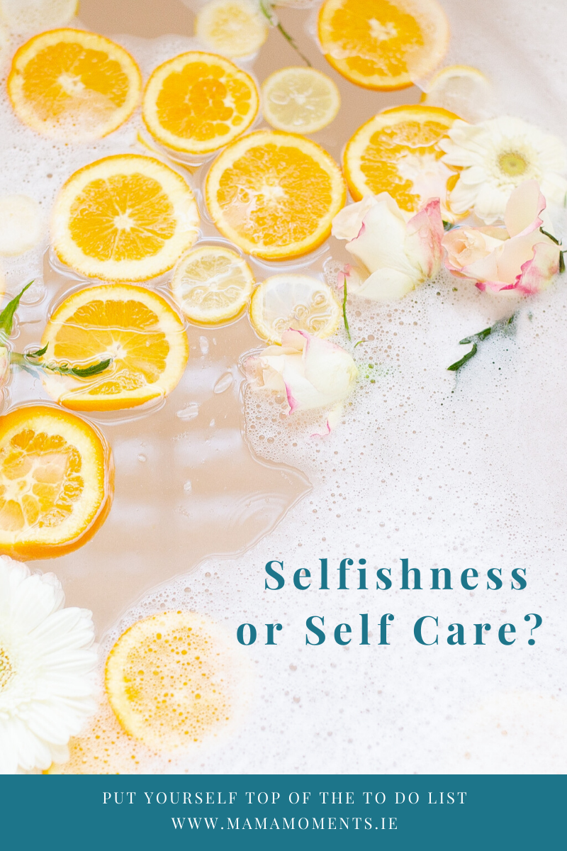 Selfishness or Self Care?