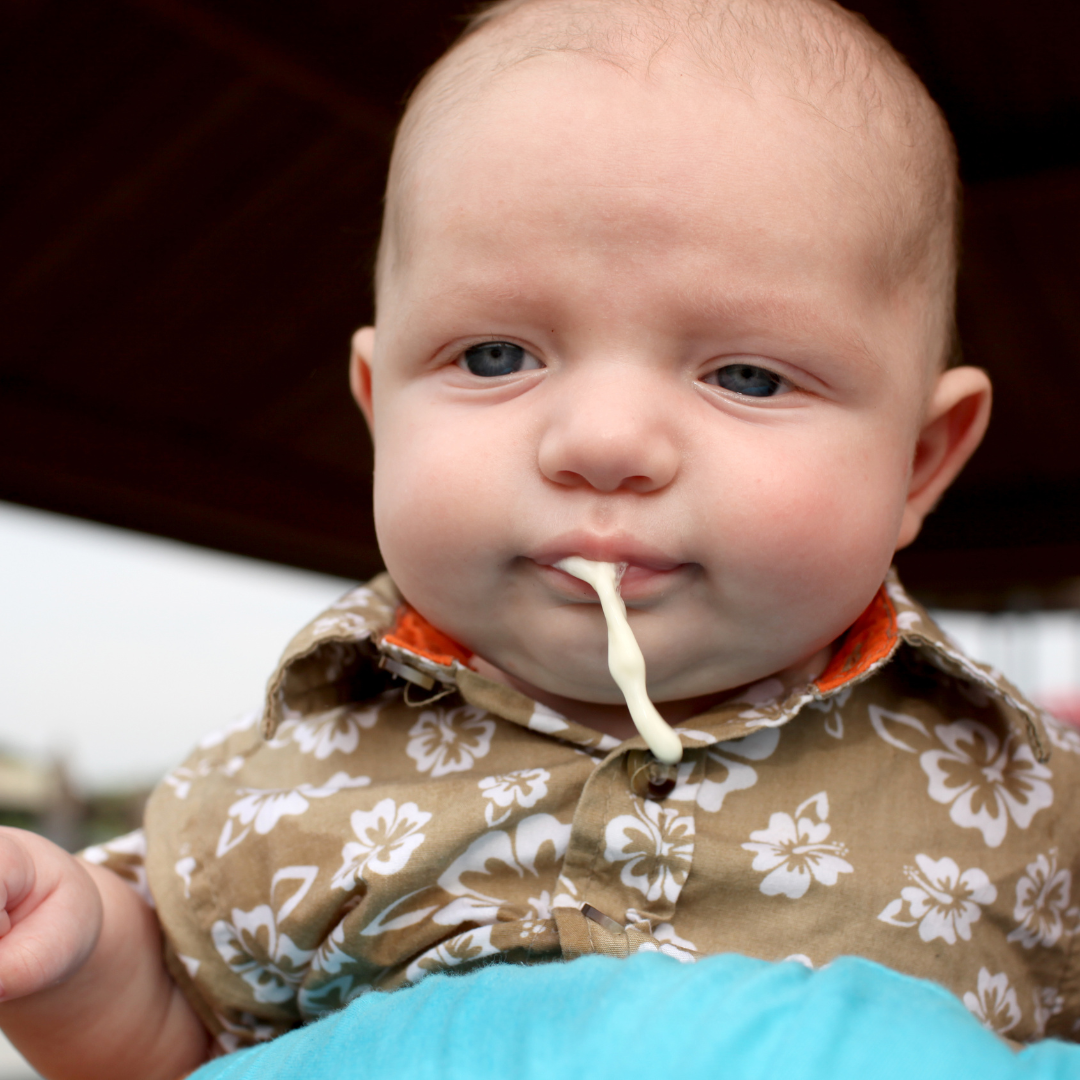 Mucus Spit Up in Baby