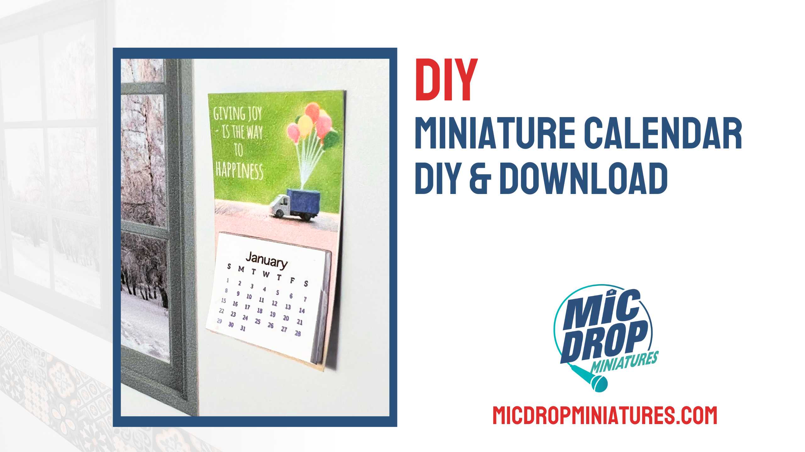 Miniature Calendar Download and DI