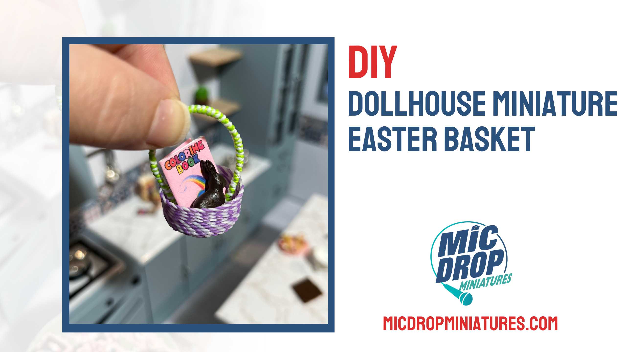 Dollhouse Miniature Easter Baskets