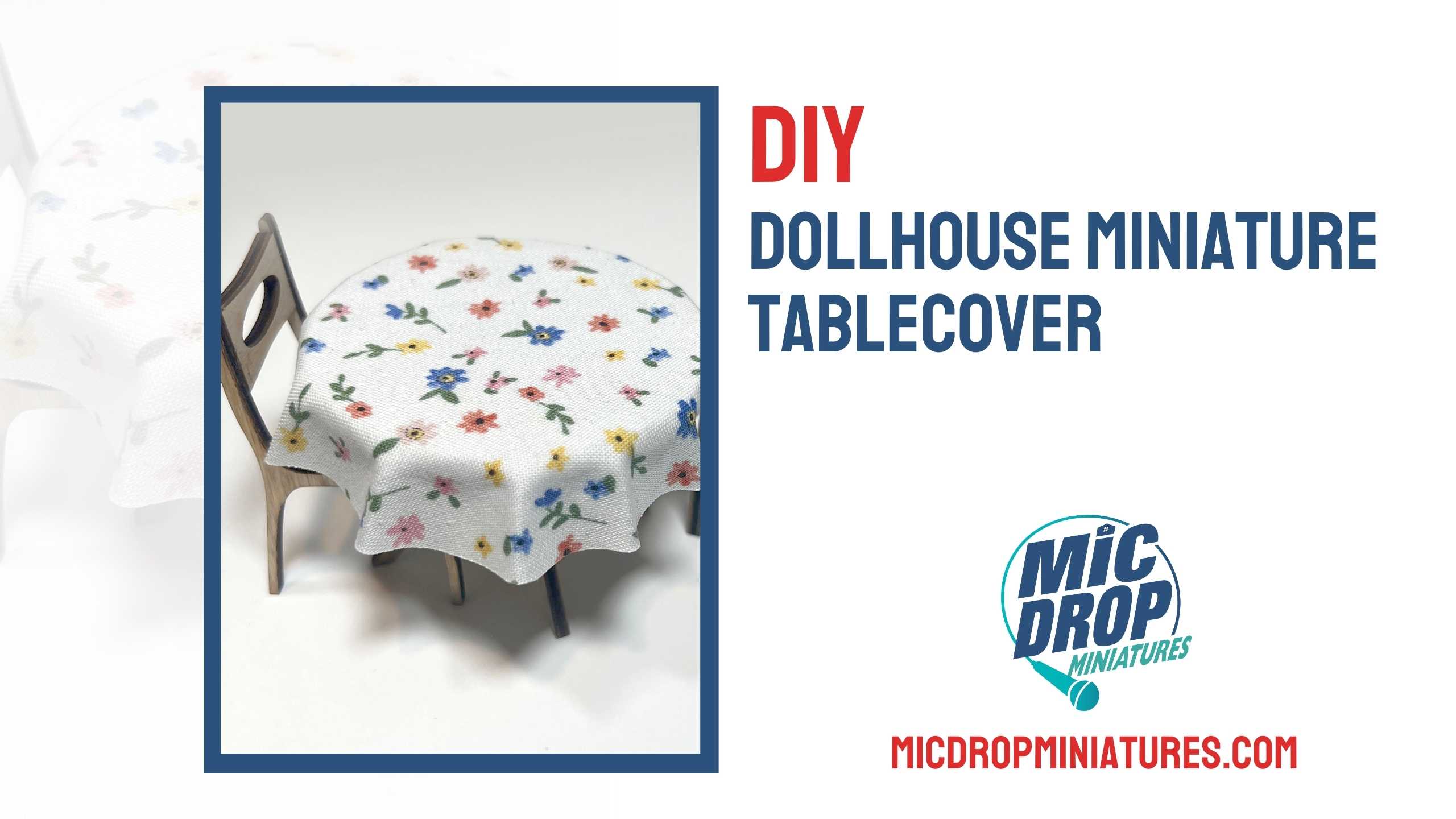 How to Make a Dollhouse Miniature Table Cover