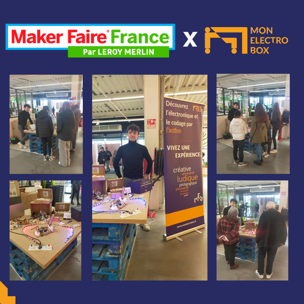 Retour sur notre participation à la Maker Faire de Lorient : Une célébration de l'innovation et du partage chez Leroy Merlin Quéven