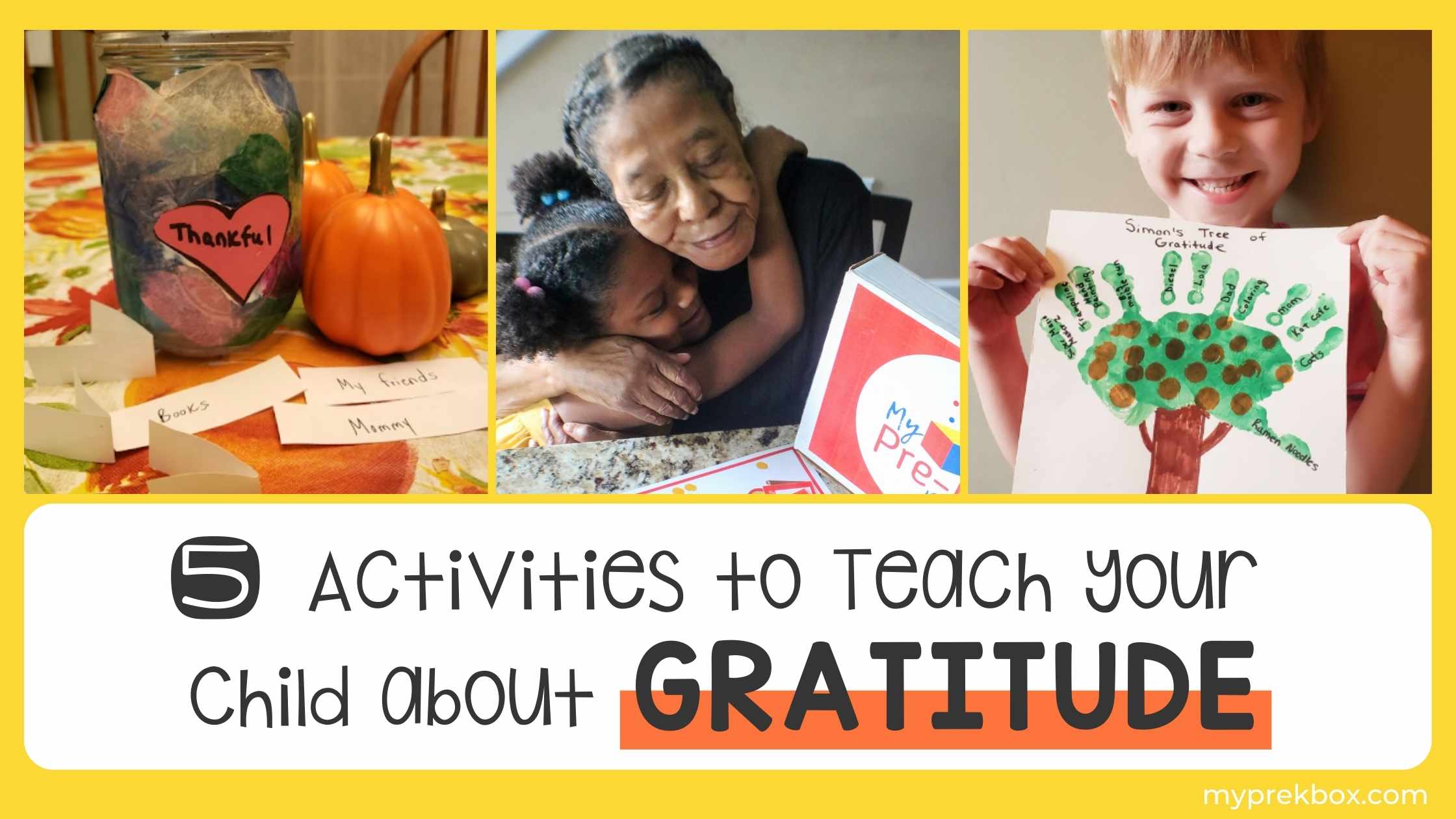 5 Activities to Teach Your Child Gratitude