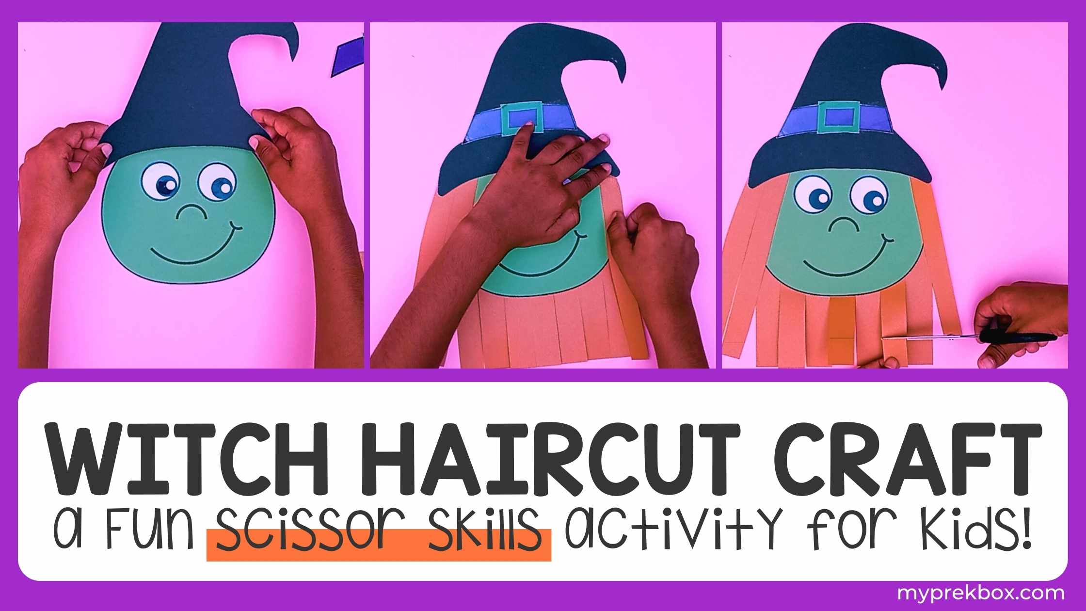 Scissor cutting activity for kids - Laughing Kids Learn