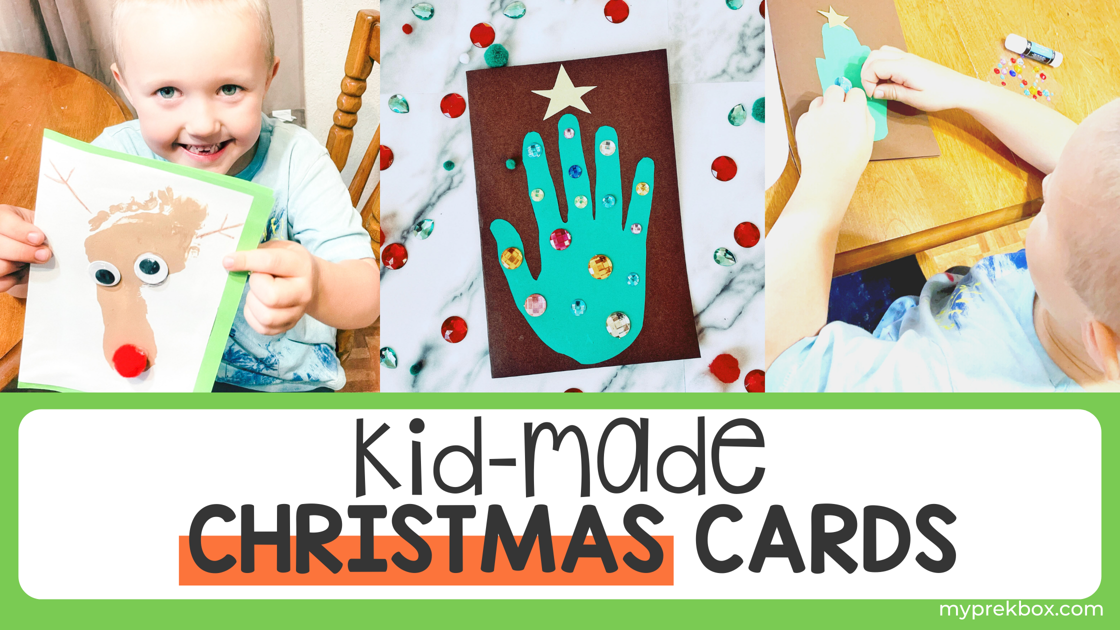 Christmas Cards Made by Kids