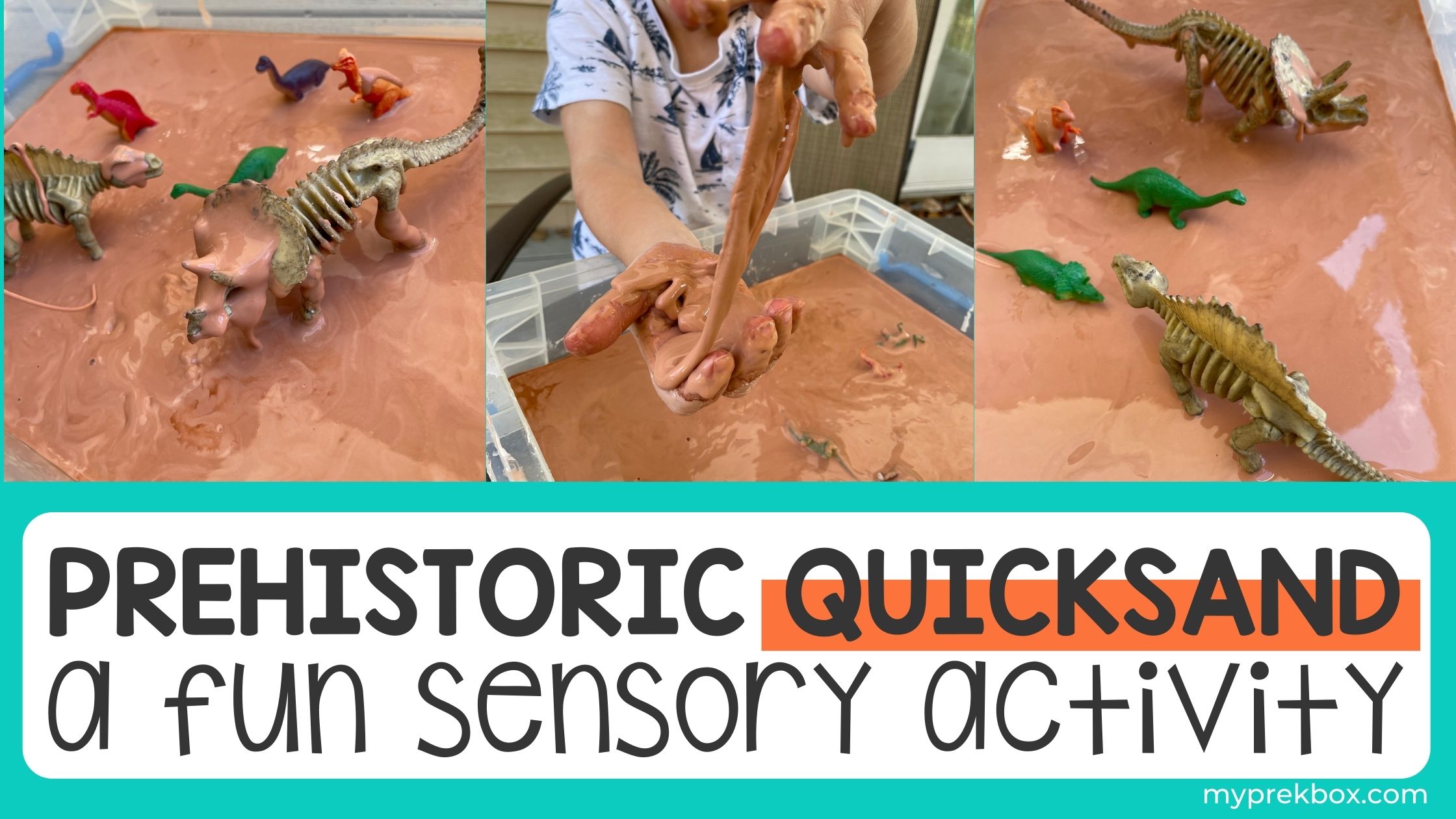 DIY Prehistoric Quicksand: A Sensory Activity