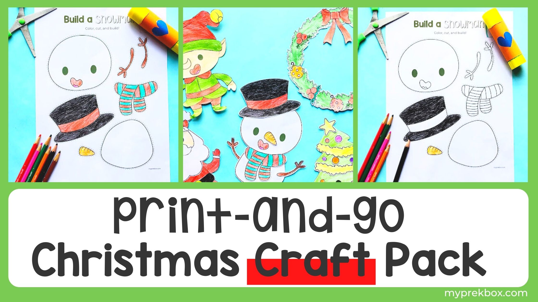 Free Print-and-Go Christmas Craft Pack
