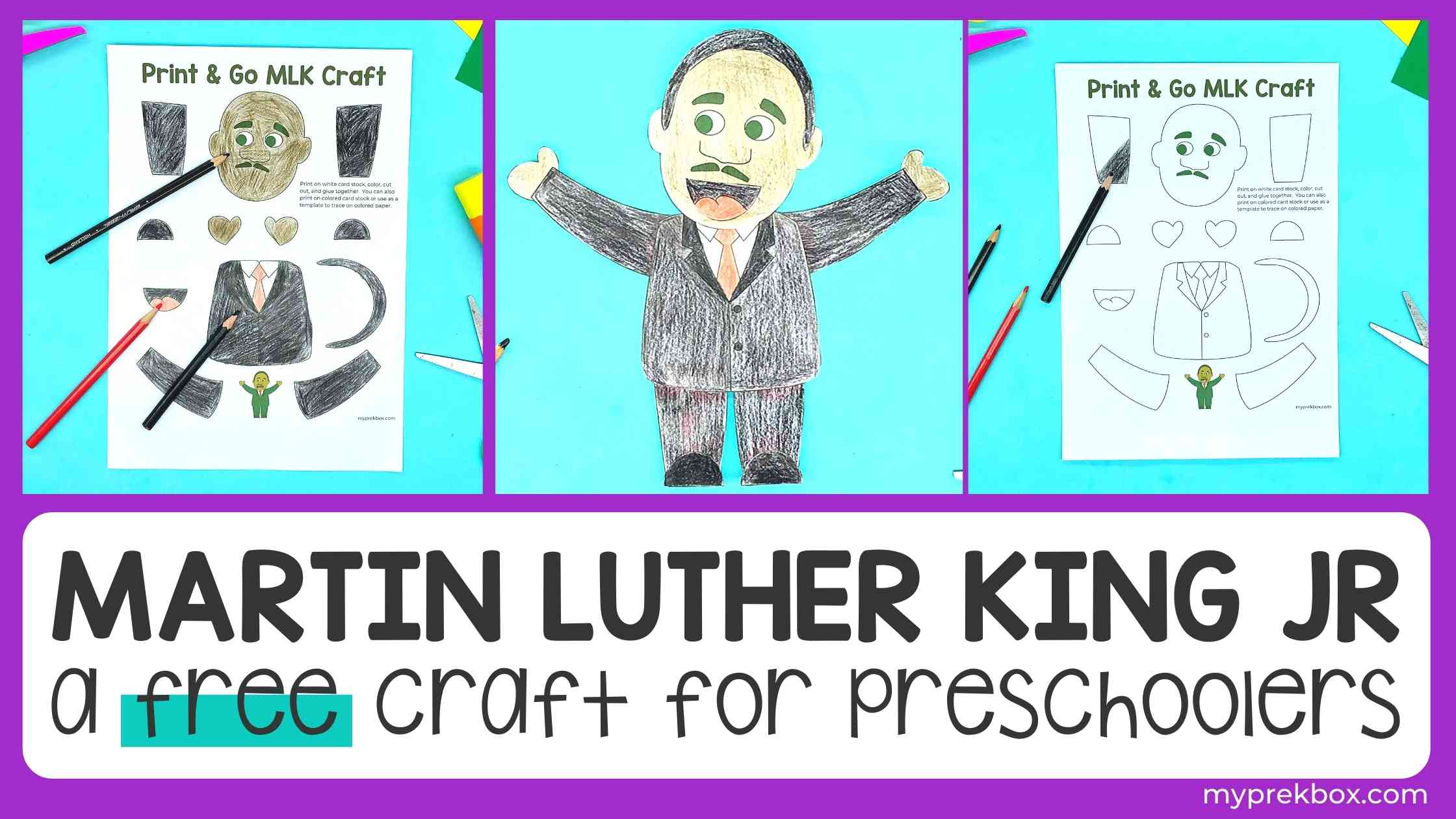 Martin Luther King Jr. Craft for Preschoolers