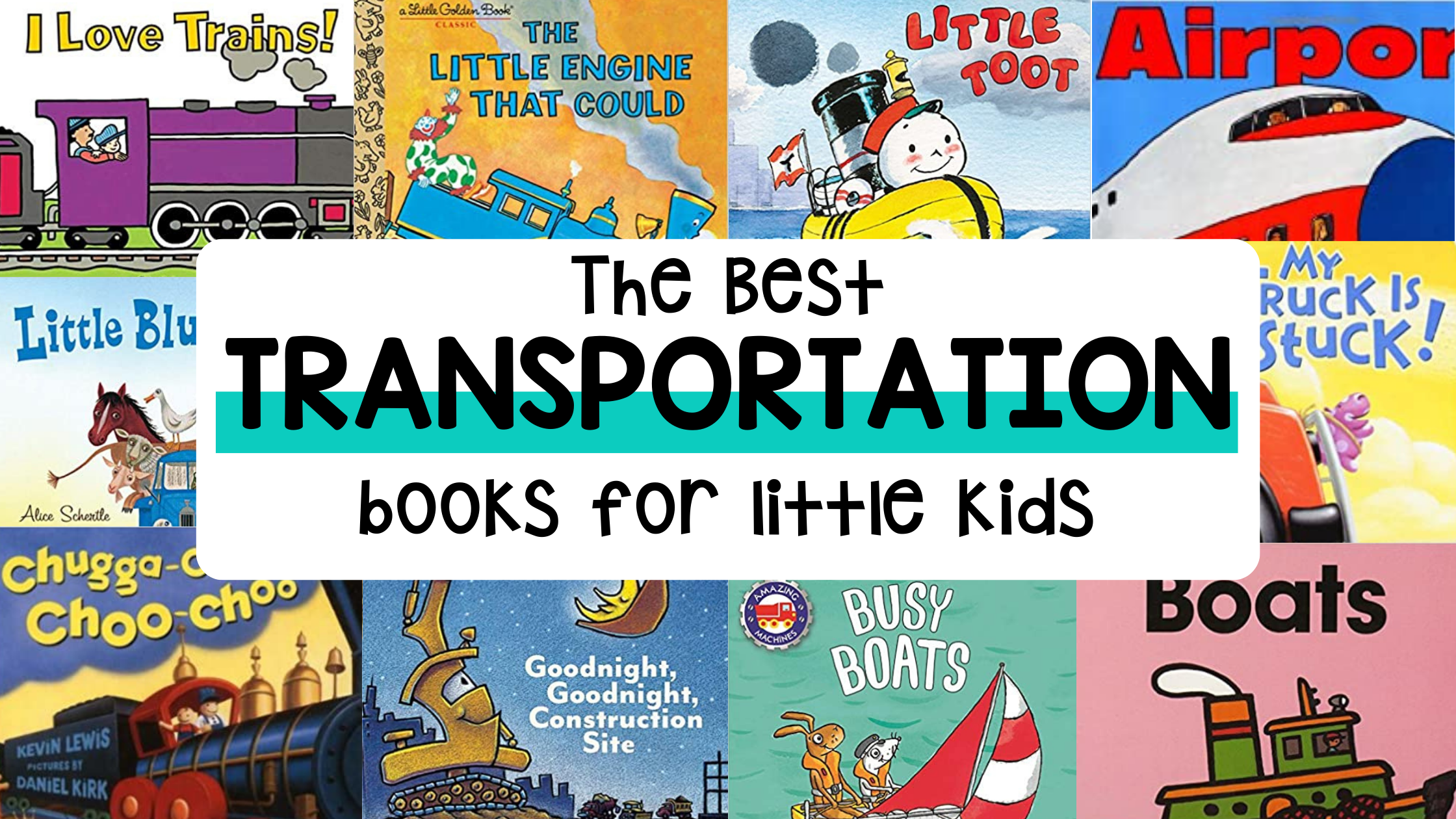 The Best Transportation Books for Preschoolers