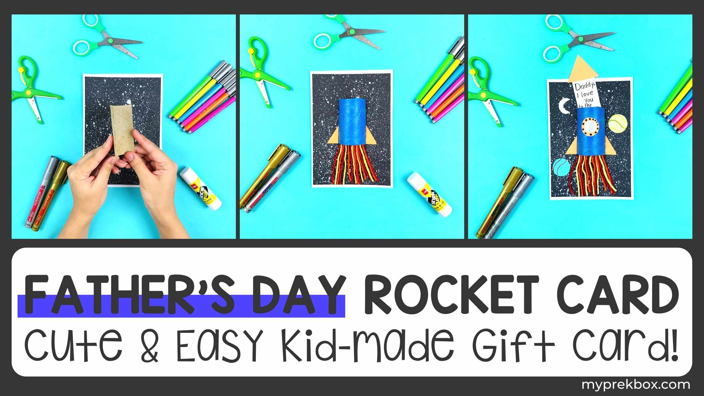 Father's Day Rocket Card
