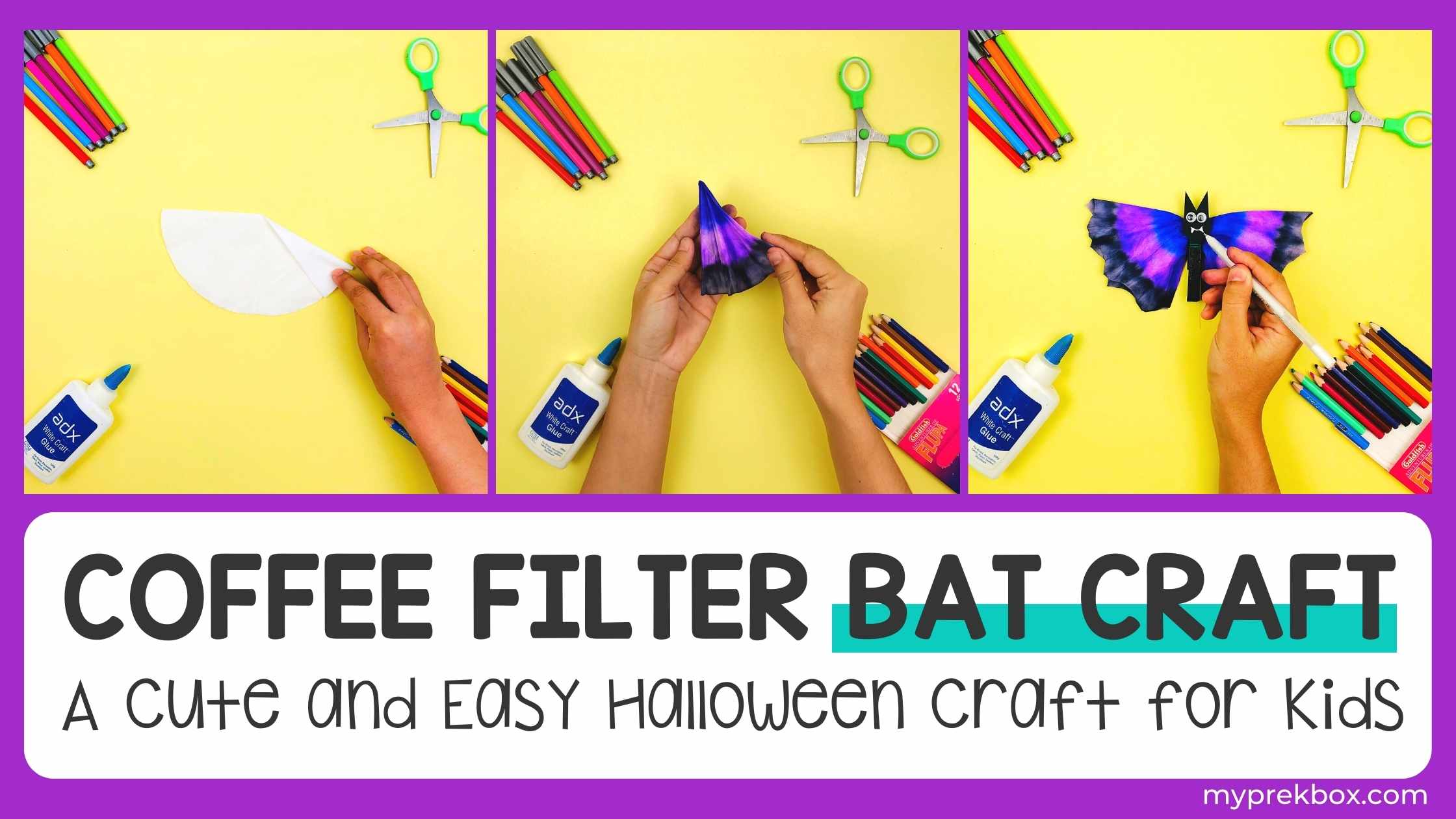 Coffee Filter Bat Craft coffee-filter-bat-craft