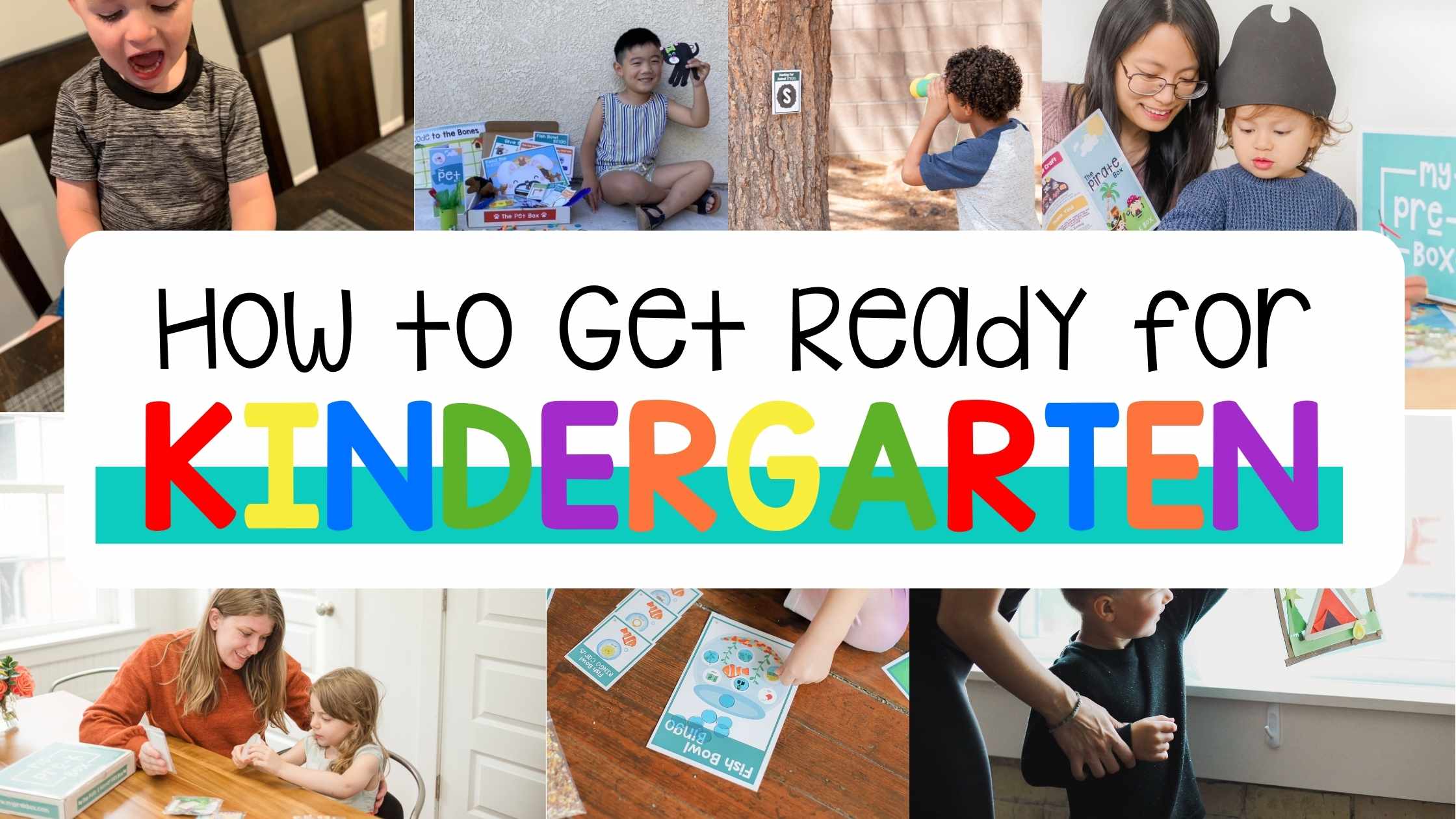 Get Ready for Kindergarten with a Monthly Preschool Learning Kit