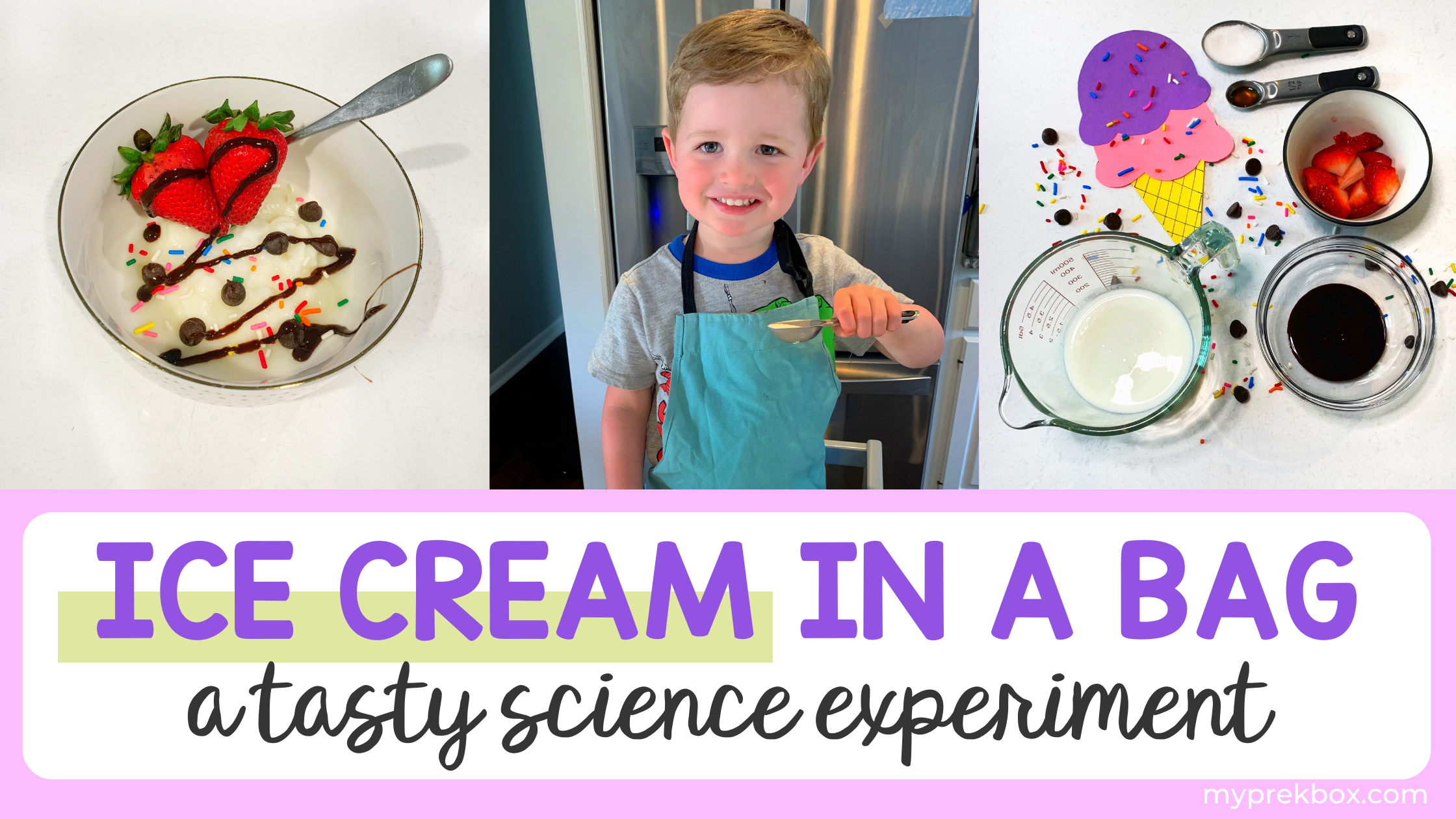 Ice Cream in a Bag A Delicious Preschool Science Experiment