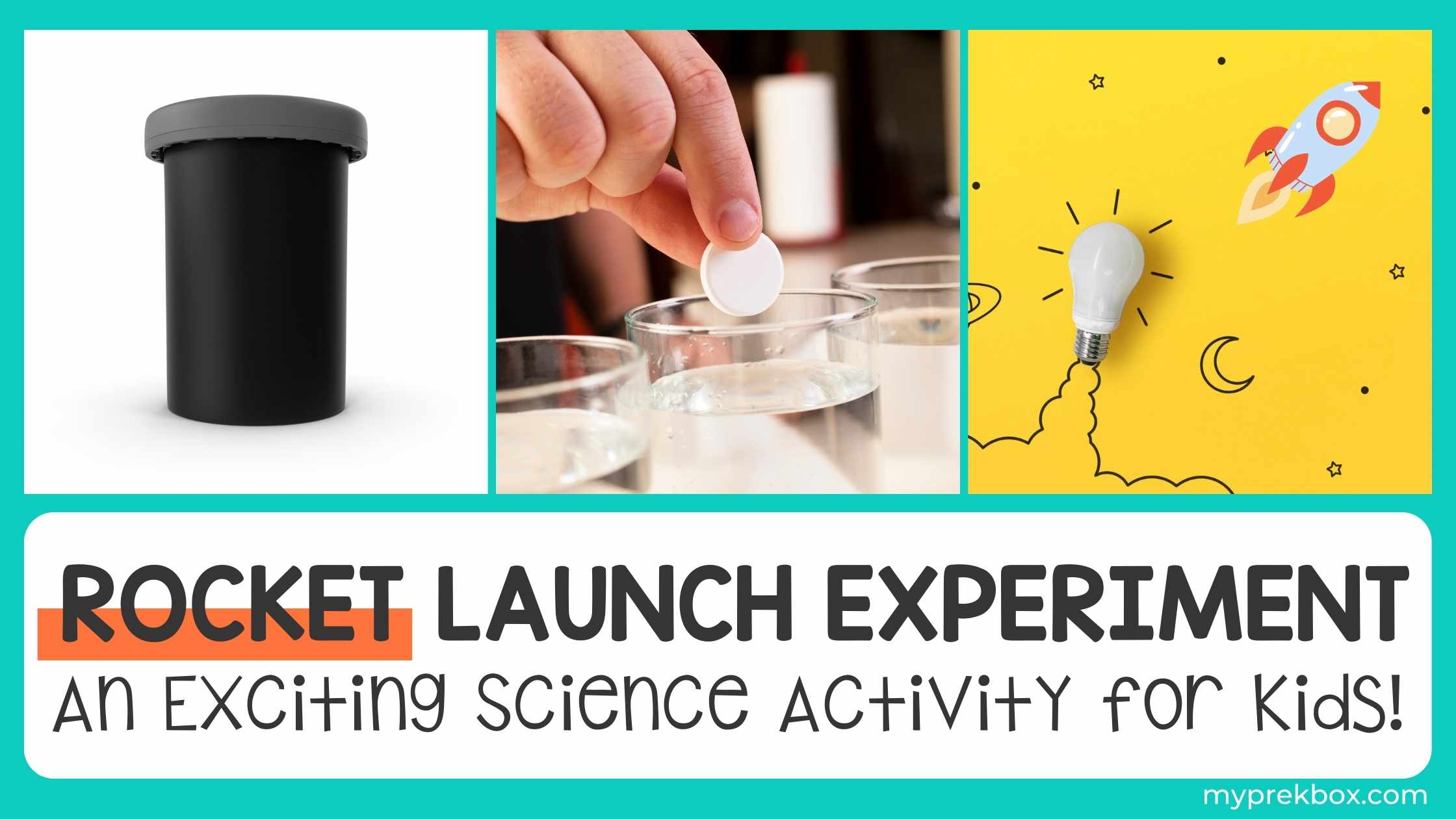 Easy Hands-On Rocket Launch for Preschoolers