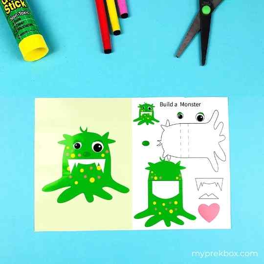 monster craft for preschoolers