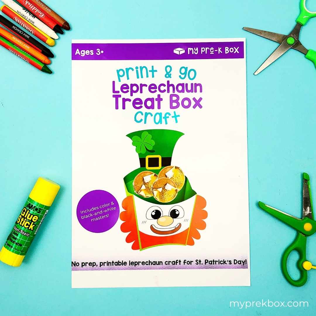 leprechaun treat box for st patricks day
