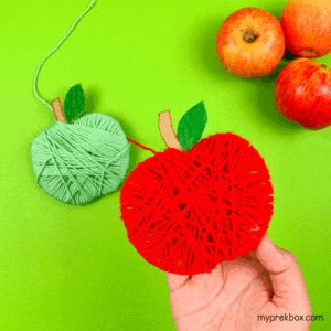 apple crafts for fine motor practice