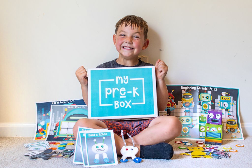 my pre-k box preschool subscription - robot box
