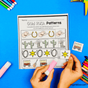 pattern completion worksheets for preschool
