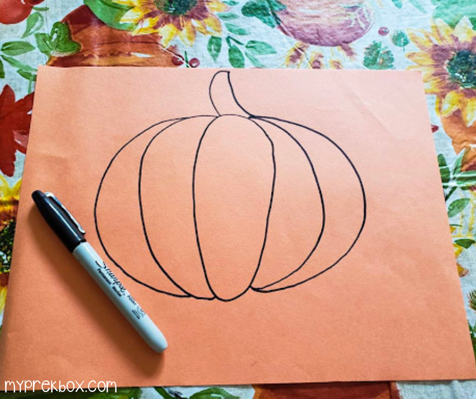 pumpkin alphabet learning activity