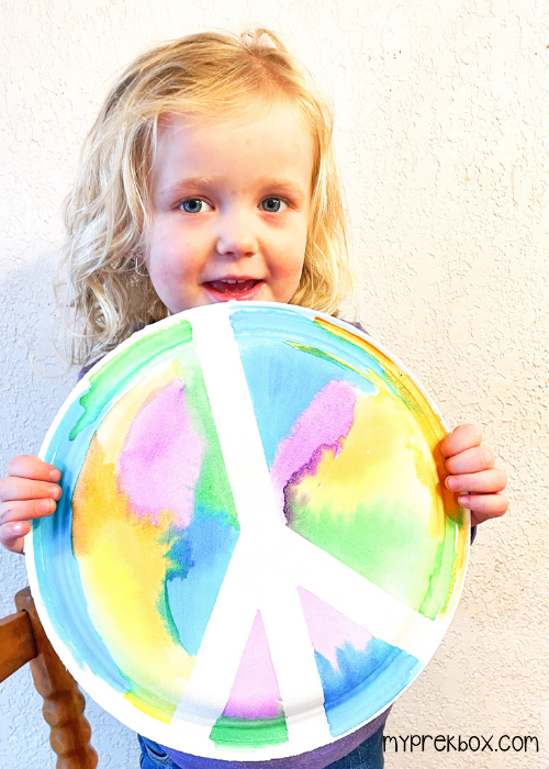 Martin Luther King Jr peace sign craft