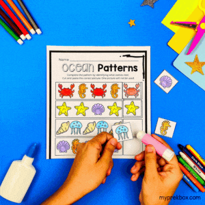 pattern recognition worksheets for kids