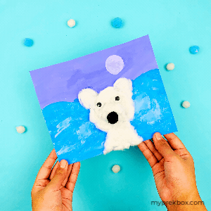 easy polar bear craft for preschoolers
