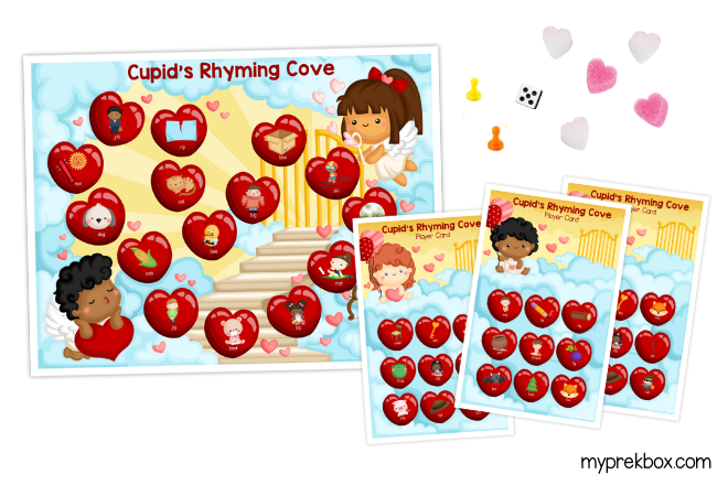 valentine's day rhymng activity for kids