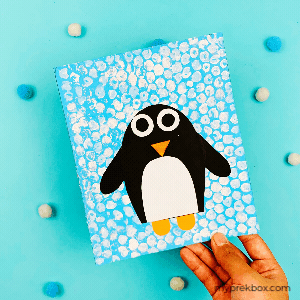 cute penguin art for kids