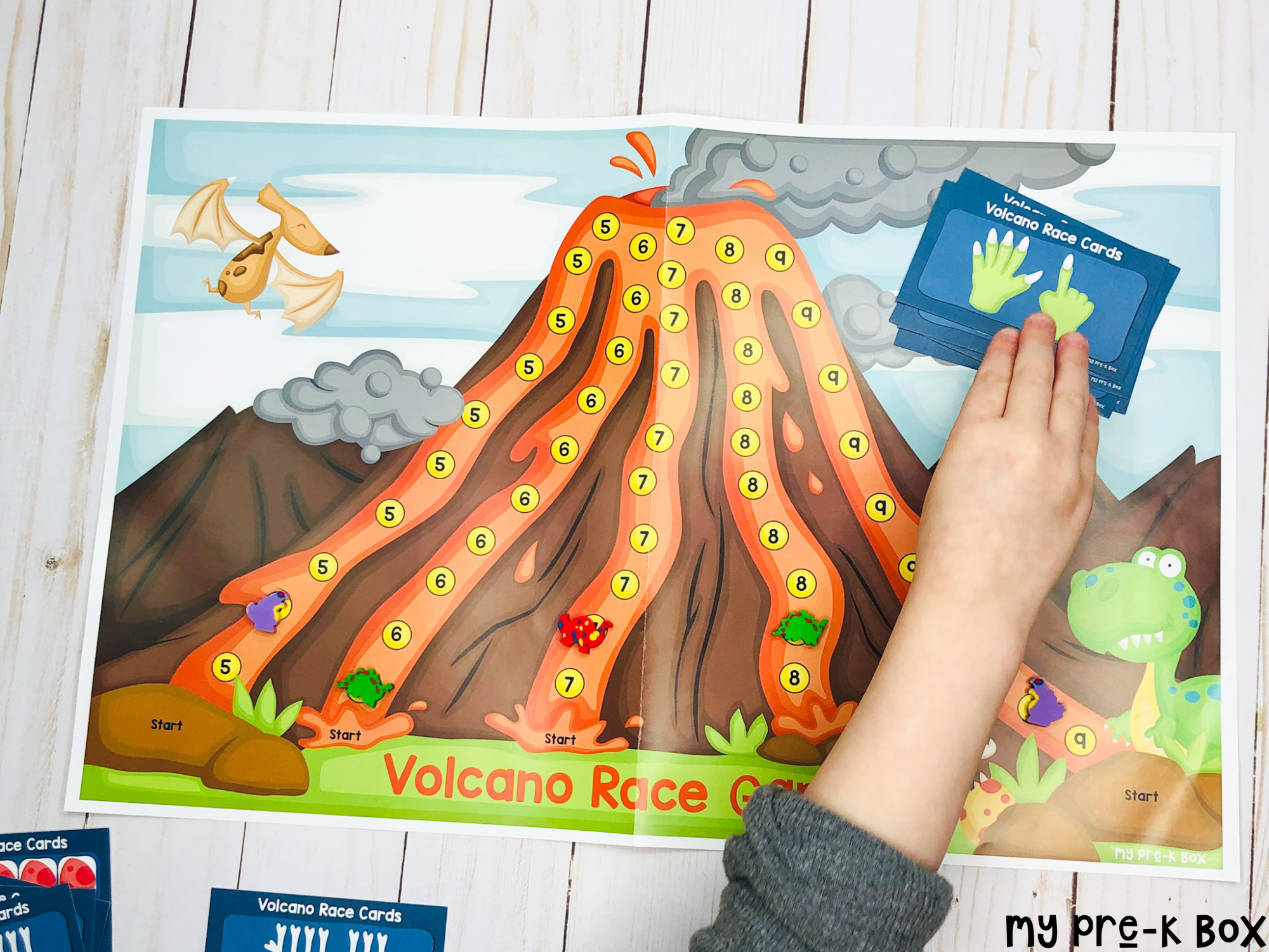 The Volcano Race Game