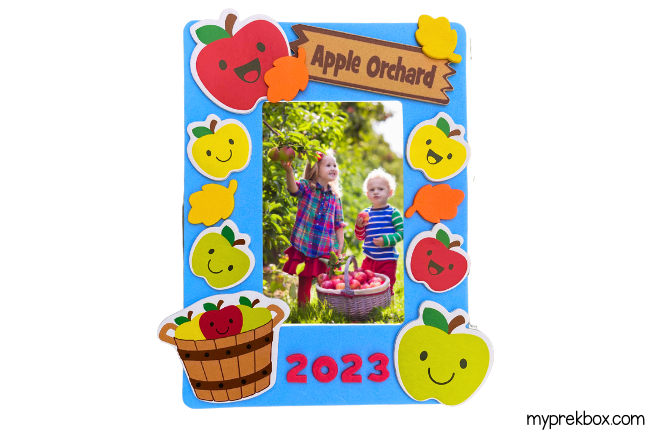 apple theme craft for kids