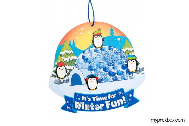 easy polar theme craft for kids
