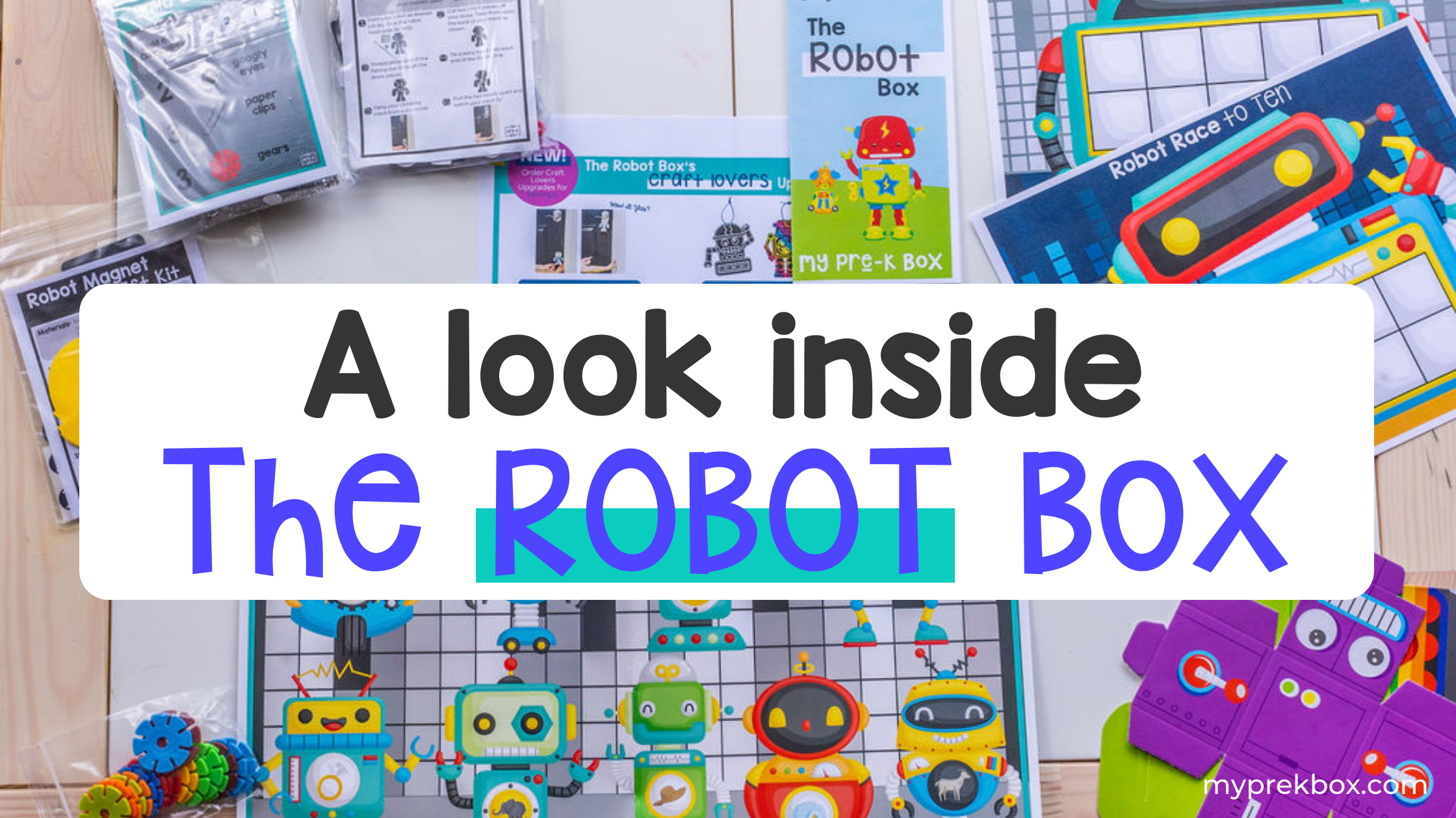 robot themed activitis for preschoolers
