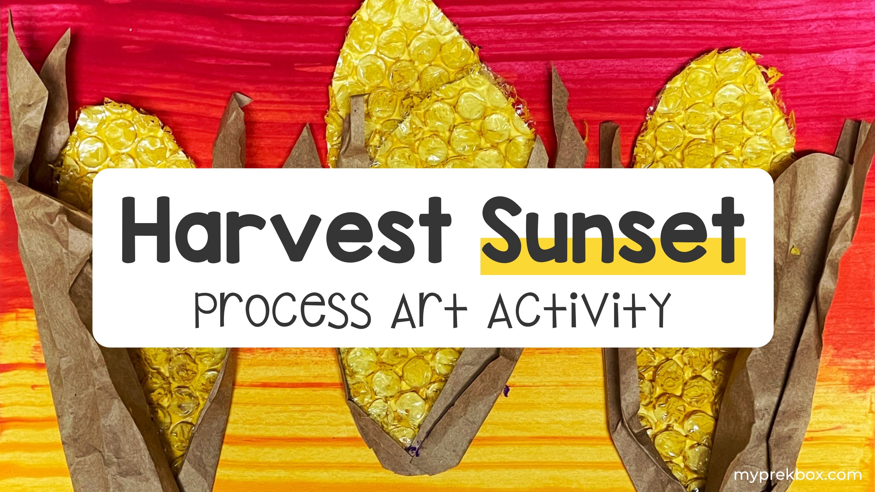 Harvest Sunset: A Process Art Craft