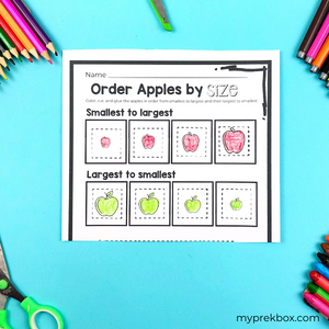 apple themed preschool activities