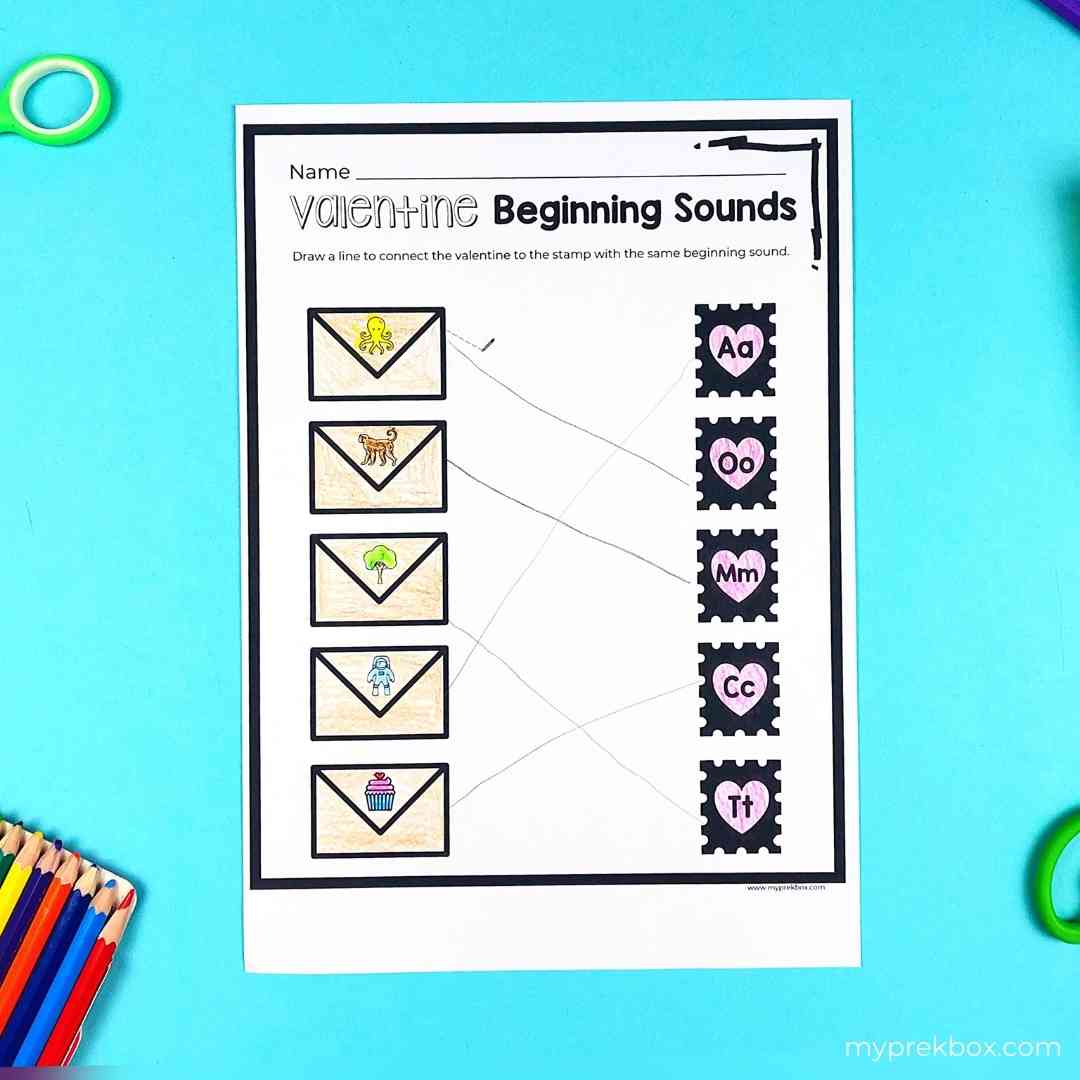 beginning sounds activity