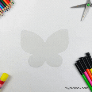 DIY butterfly craft for kids