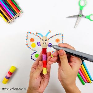 DIY butterfly craft