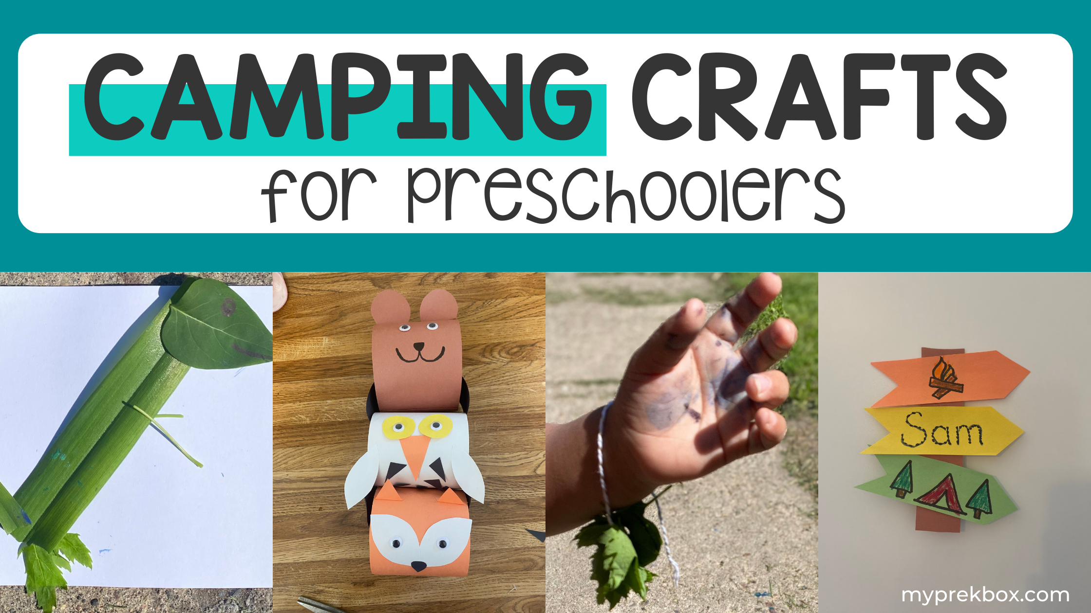 camping themed crafts for kids