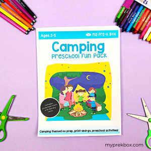 camping themed activities for kids