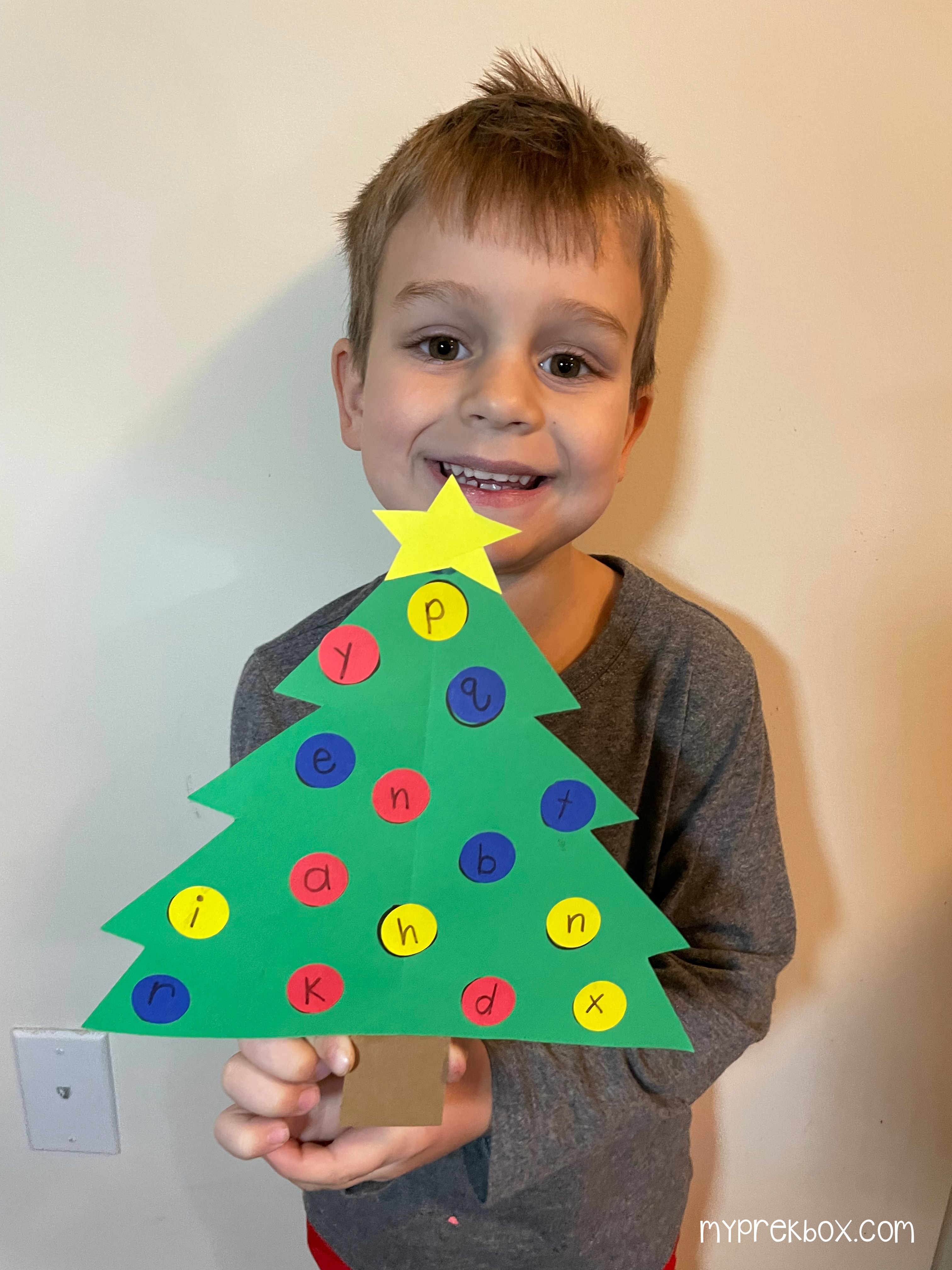 child with completed tree