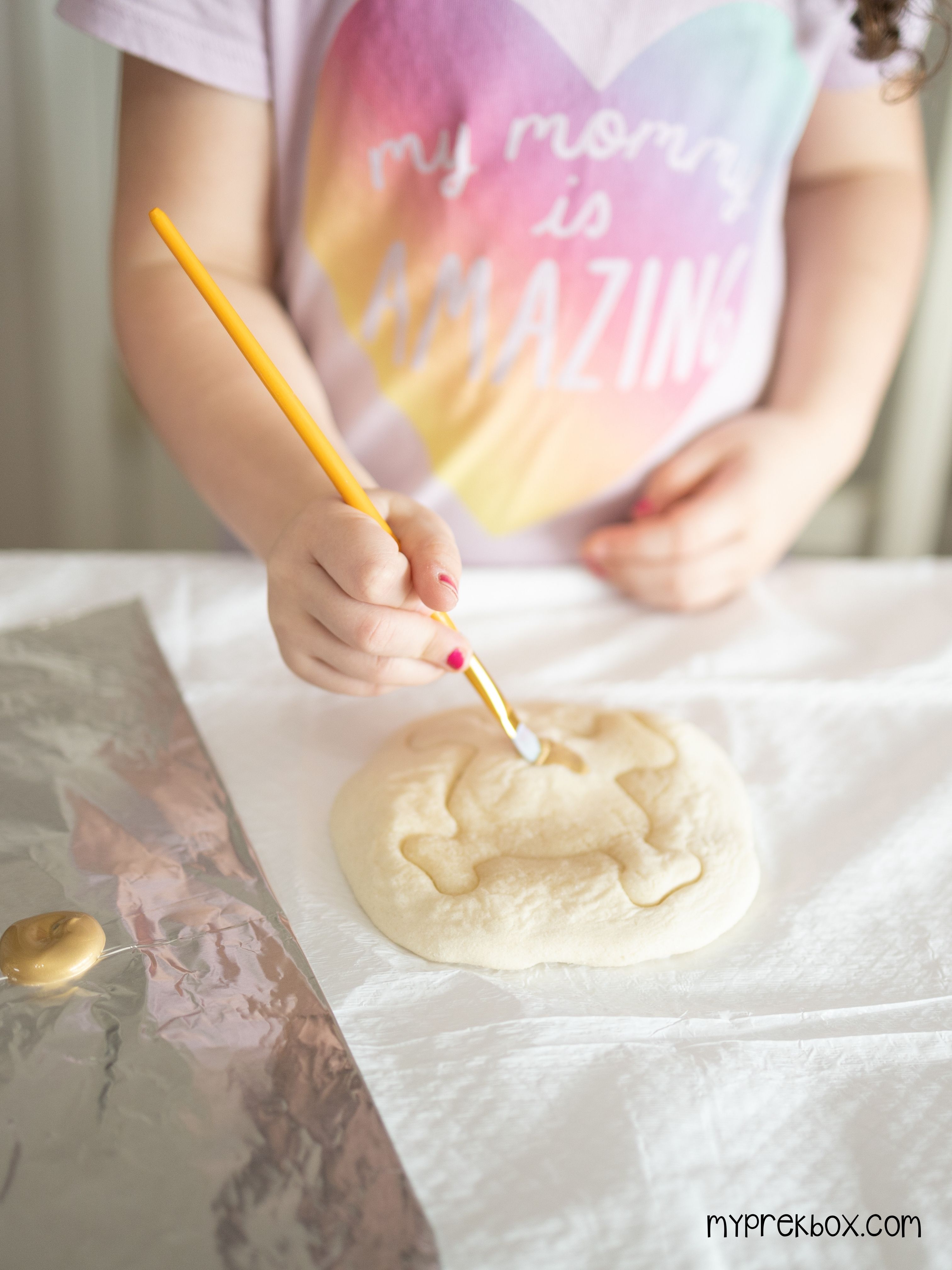 DIY Puffy Paint for Winter Crafts