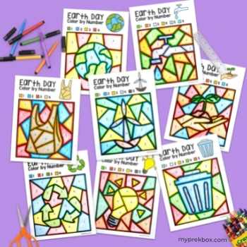 color by number activities for preschoolers