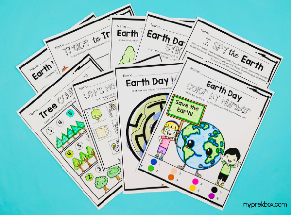 earth day theme worksheets