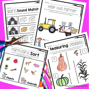 farm themed activities for preschoolers