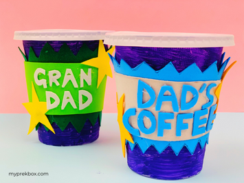 Easy, Last-Minute Father's Day Gifts - Coffee Cups and Crayons