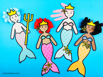 Exciting Under-the-Sea Crafts for Kids: Free Mermaid Craft Pack