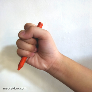 fisted grasp pencil grip
