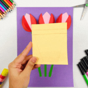 tulip craft for mothers day